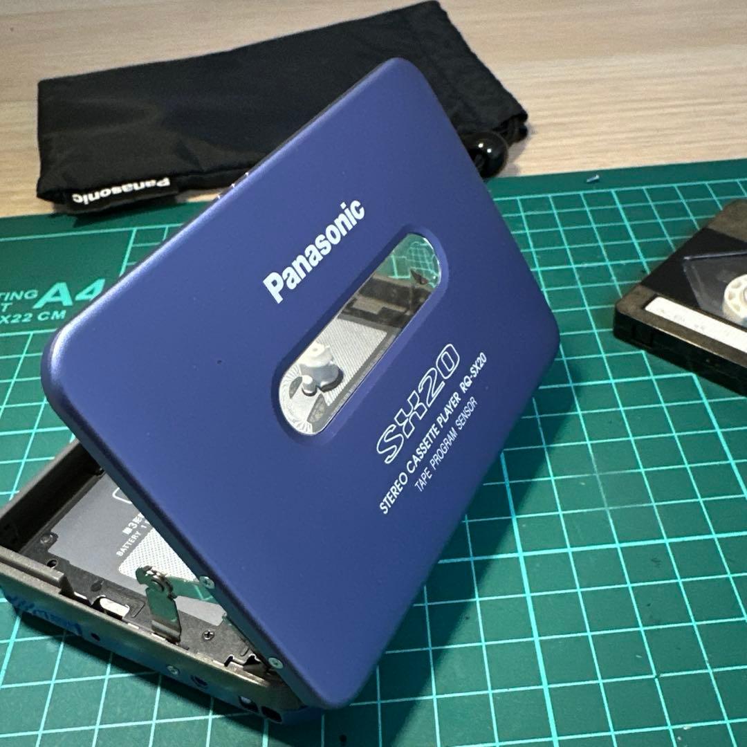 極美DE修復品】Panasonic カセットプレーヤー RQ-SX20