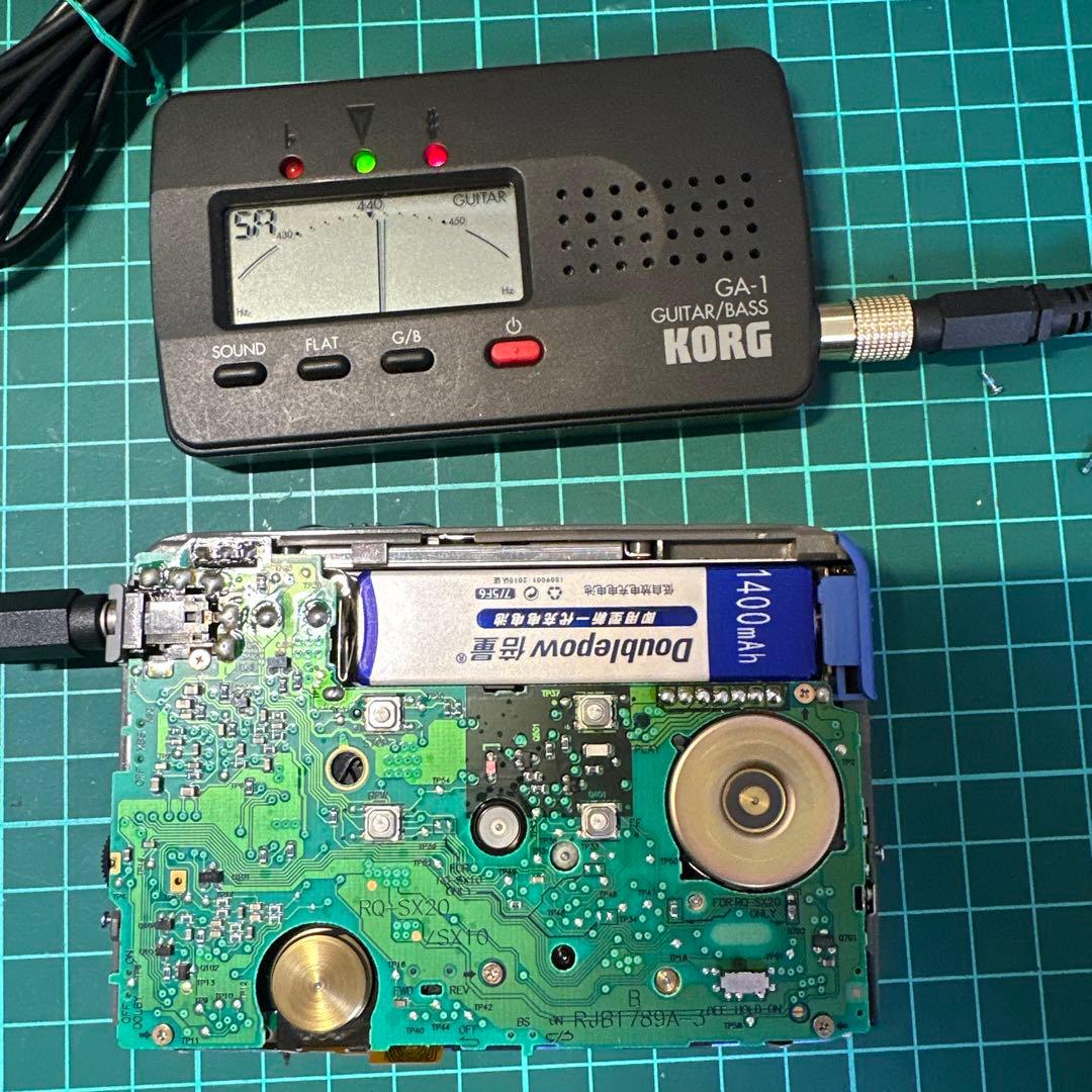 極美DE修復品】Panasonic カセットプレーヤー RQ-SX20