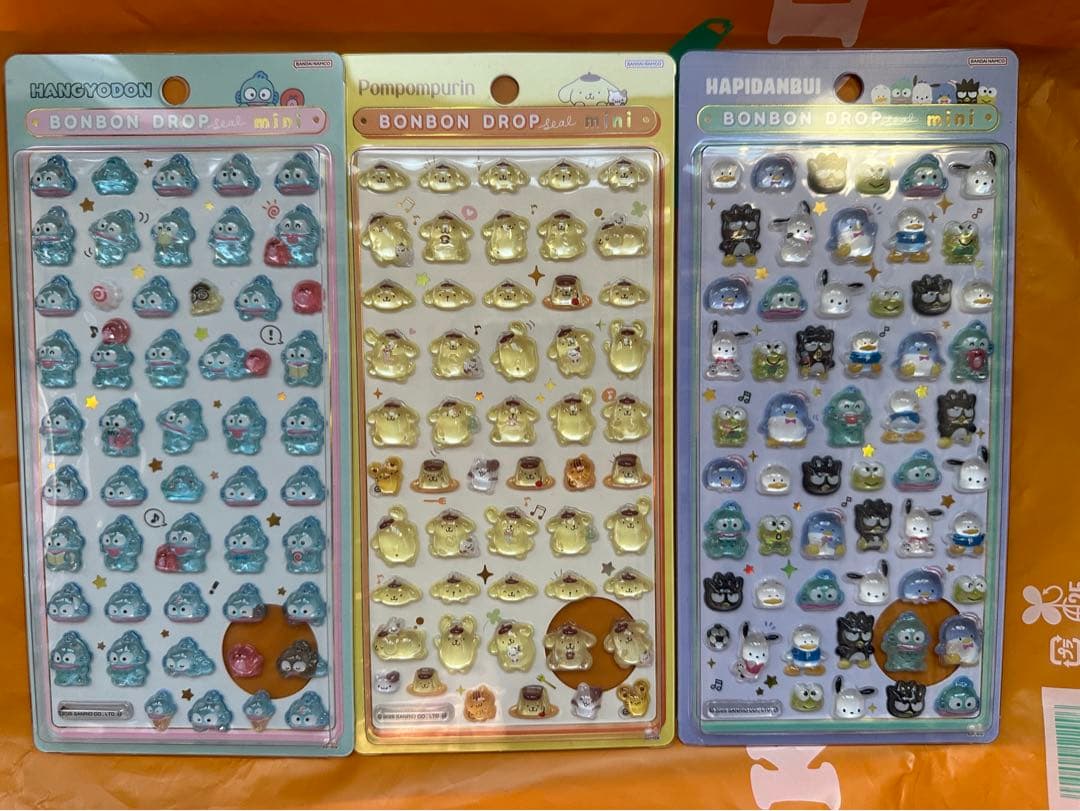 【国内正規品】 ボンボンドロップシール ミニ サンリオ 8種セット