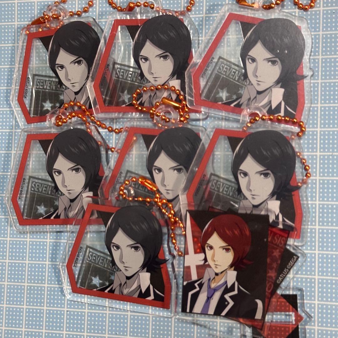 ペルソナ2 罪 P2 主人公 周防達哉 アクリルスタンド キーホルダー 25th