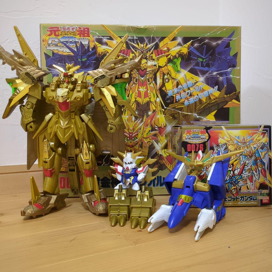 SDガンダム 黄金神スペリオルカイザー・太陽騎士ゴッドガンダム 元祖SD