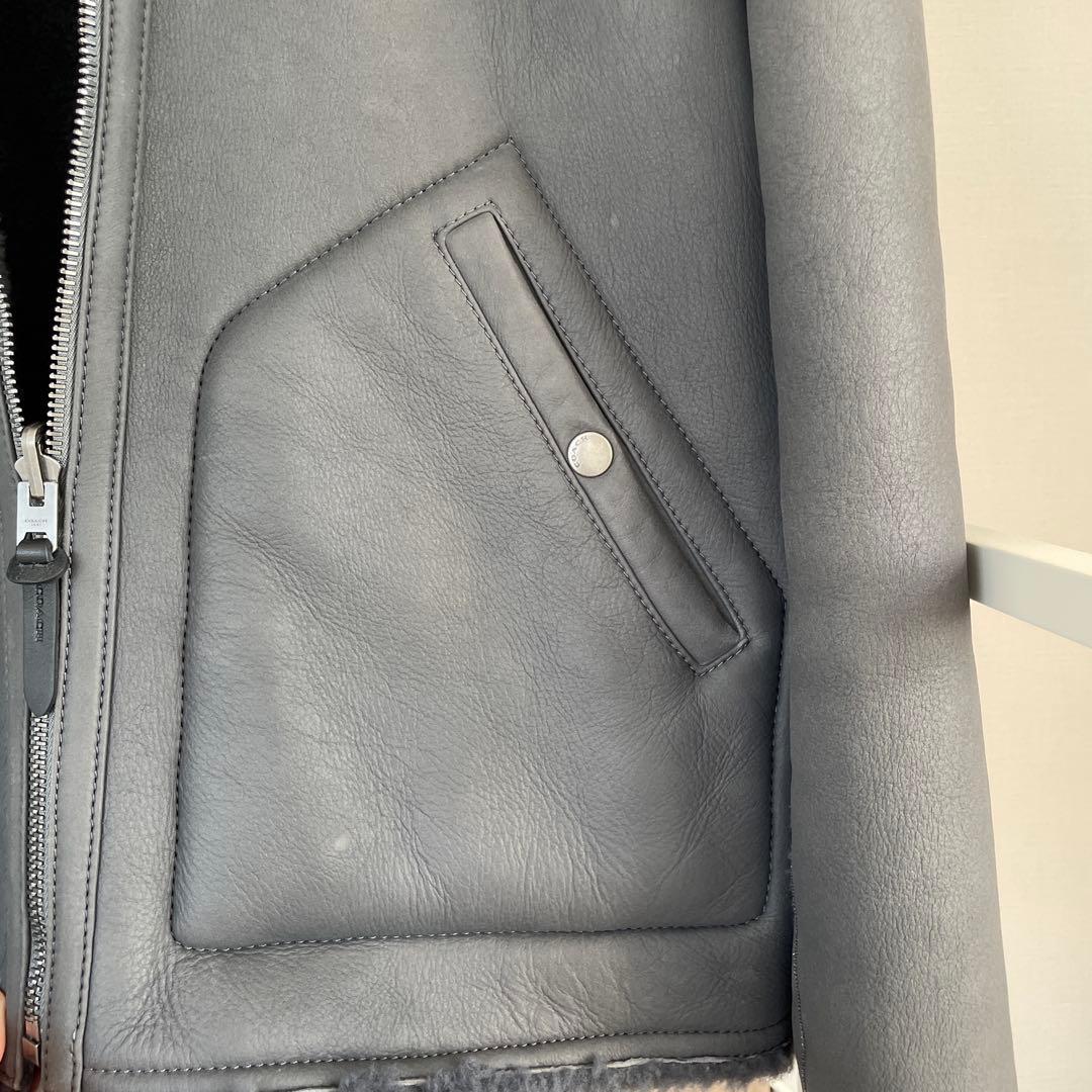 COACH コーチ　リバーシブル　レザージャケット　ボアジャケット　アウター
