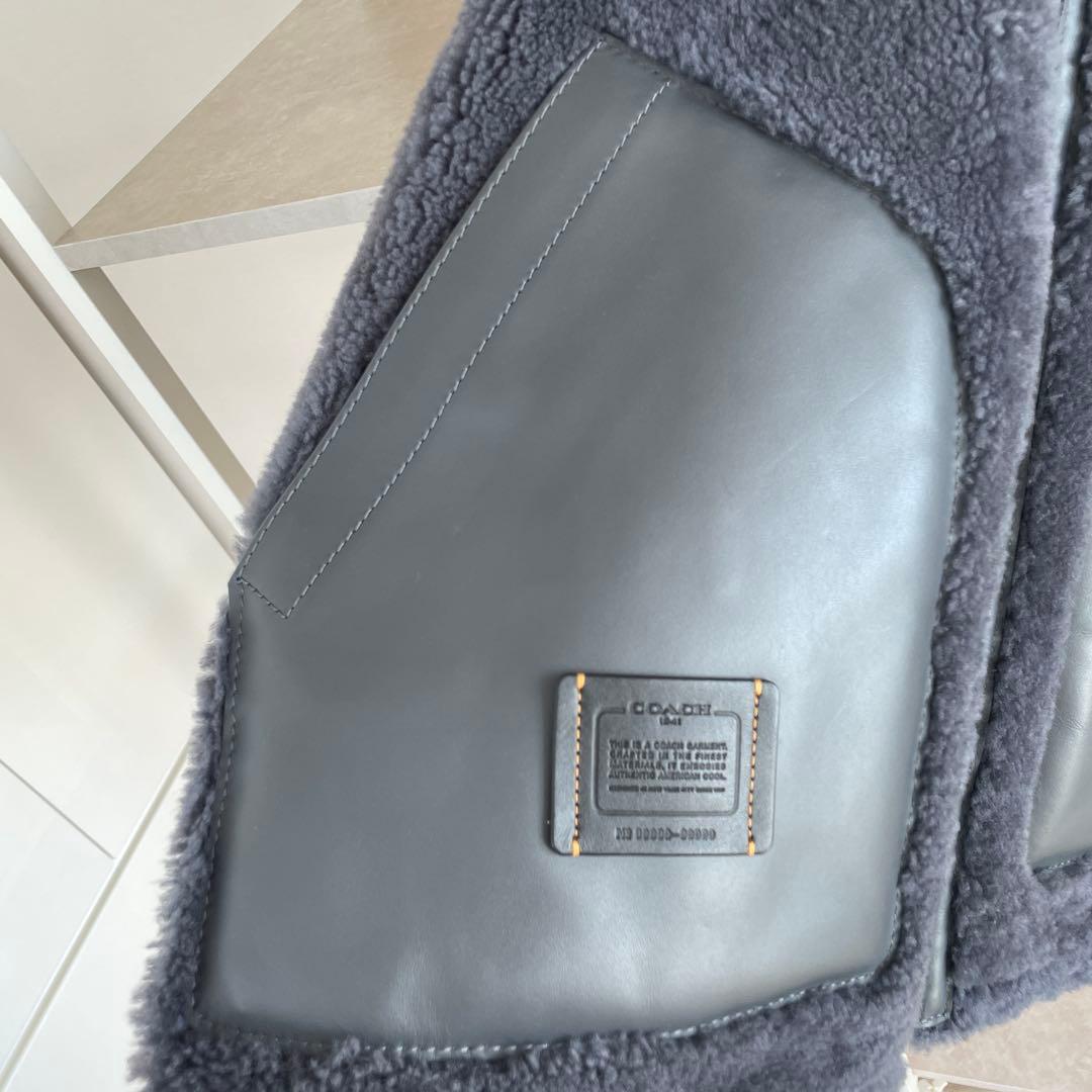 COACH コーチ　リバーシブル　レザージャケット　ボアジャケット　アウター