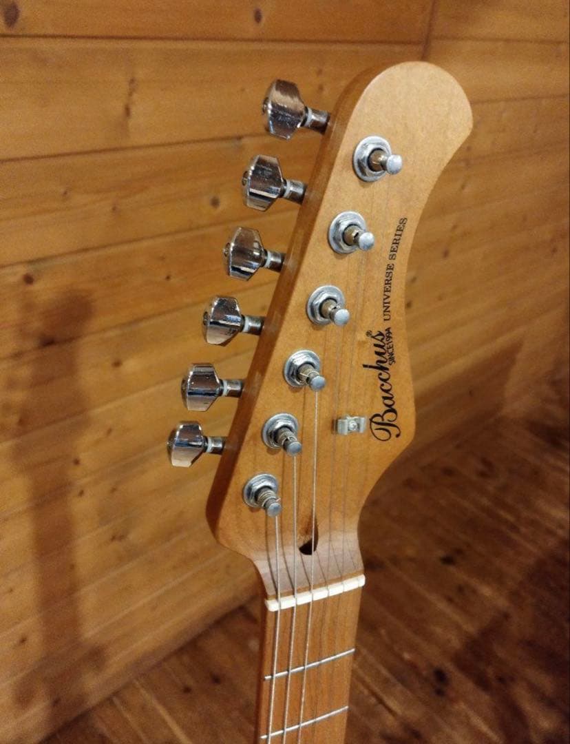 エレキギター 青 シングルコイル