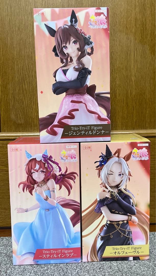 ウマ娘 Trio-Try-iT フィギュア ラウンドワン限定 3点セット