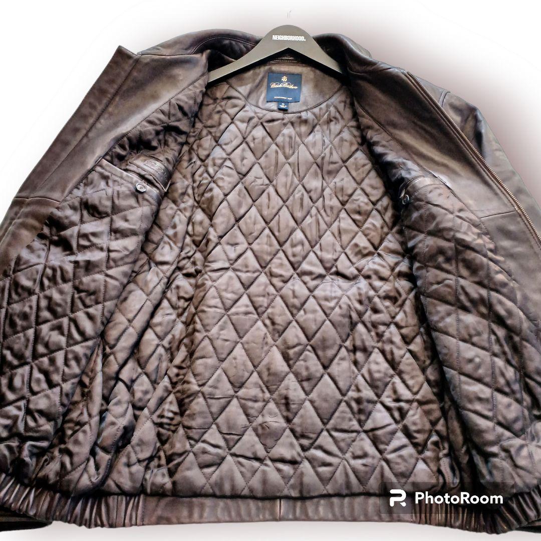 ブルックスブラザーズ brooks brothers 羊革 ラムレザー XL - メルカリ