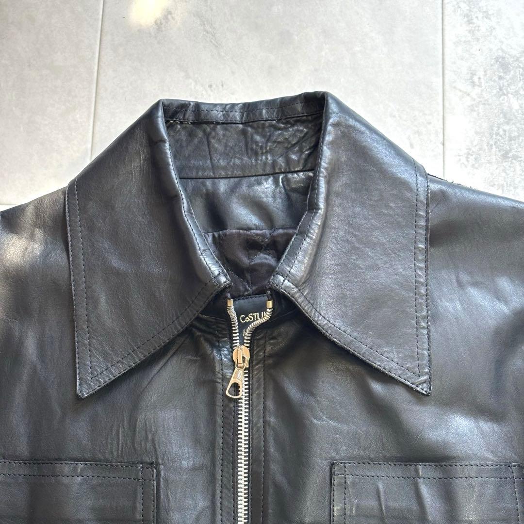 archive】コスチュームナショナル レザージャケット 46 深水光太