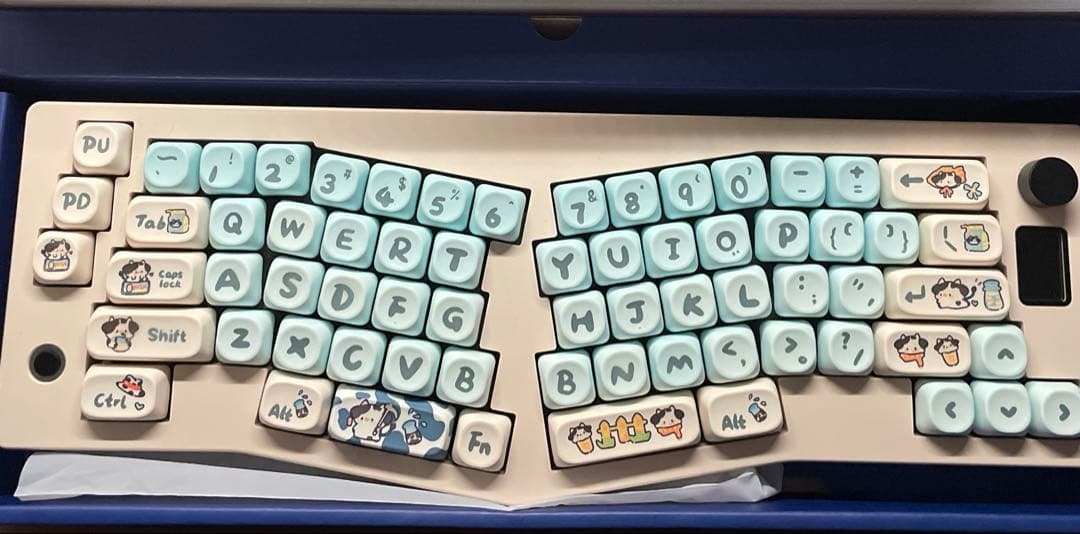 CIDOO ABM066 ホワイト（Aliceレイアウト) CIDOO ABM066 Alice-Layout Mechanical Keyboard Review - Prime Audio