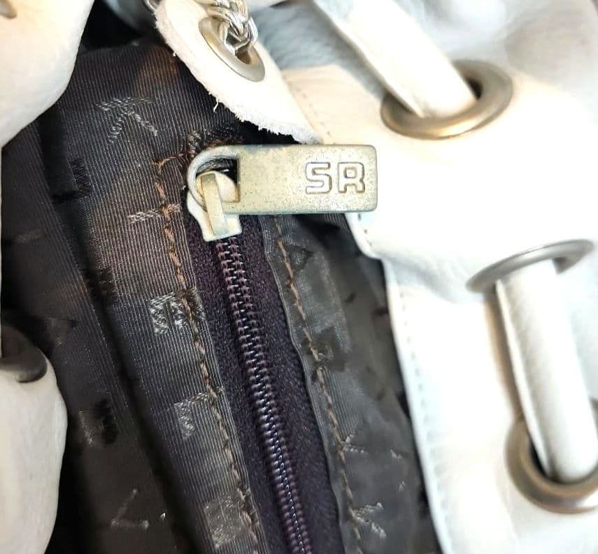 SONIA RYKIEL　ソニアリキエル　ドミノスタッズ　ホワイト　バッグ