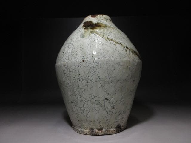 川喜田半泥子 泥仏堂 無茶法師 花入「滝登」／共箱／花器 壺 花生