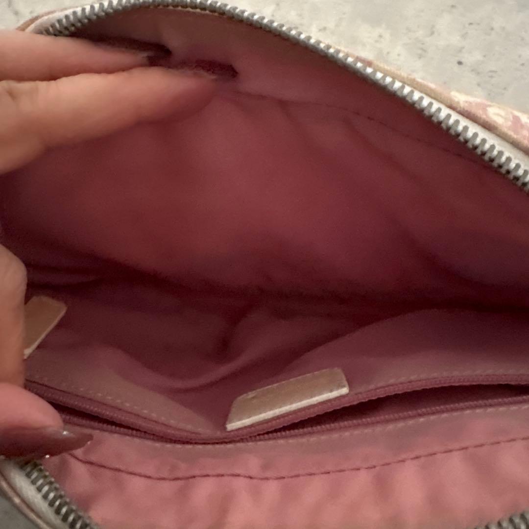 Dior フラワー装飾 ショルダーバッグ