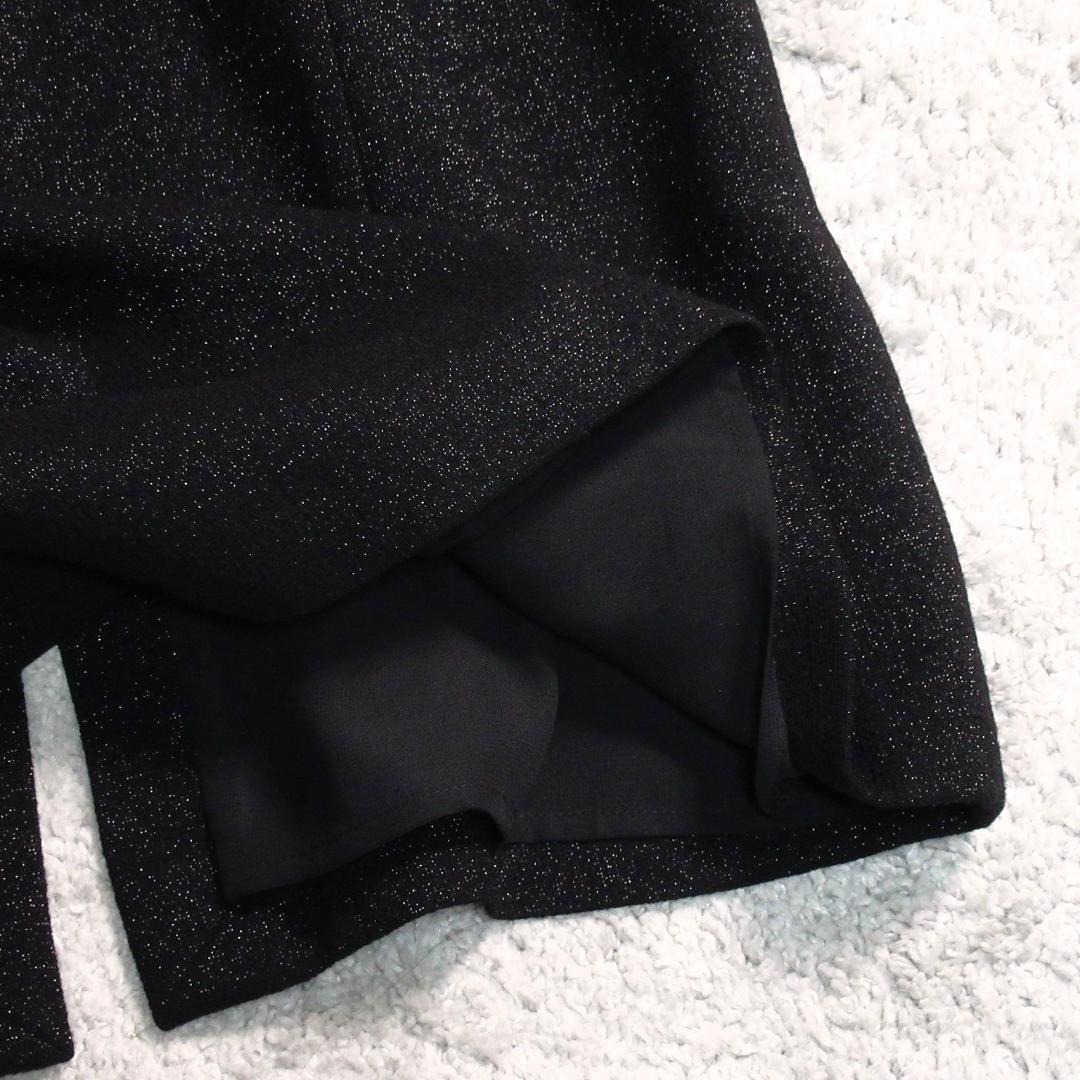 未使用 アルマーニ ラメ デザイン スカート 大きいサイズ 48