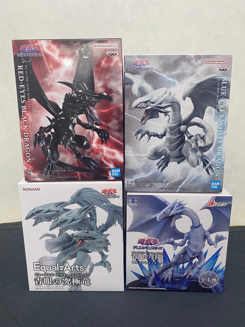 遊戯王 三幻神・ブラマジ・ブルーアイズ等フィギュア 17点 まとめ売り