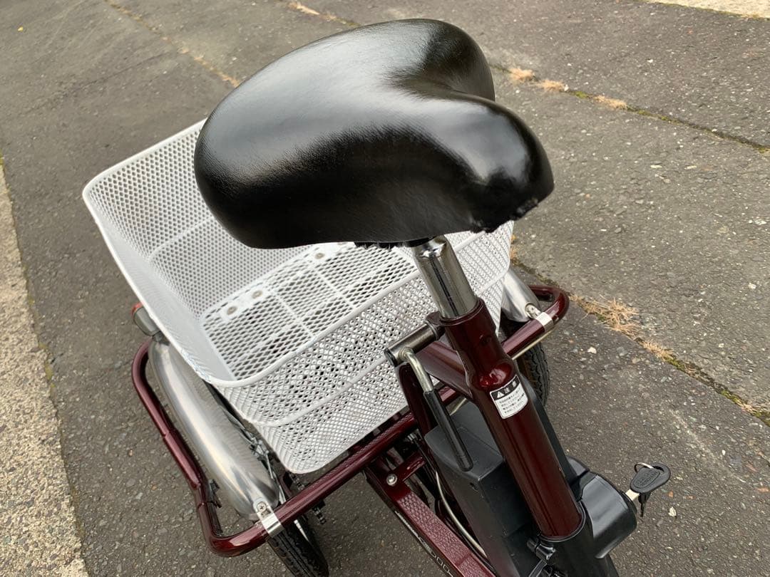 【動作確認済】送料無料 電動アシスト三輪自転車 5.8Ah 20-16インチ
