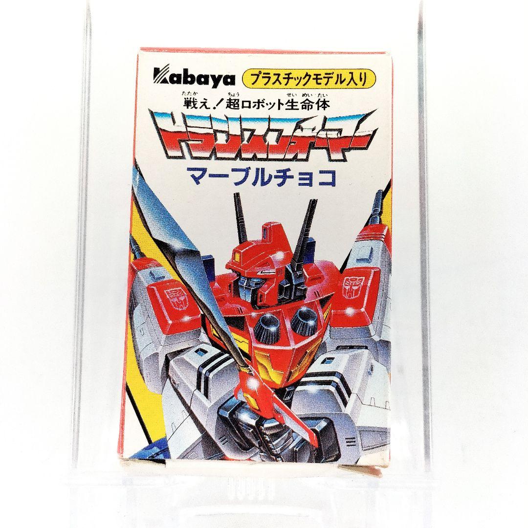 当時物 空箱 トランスフォーマー マーブルチョコ プラモデル カバヤ
