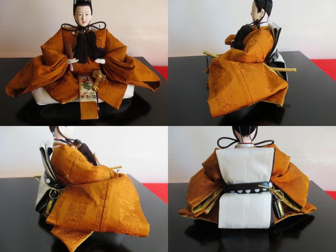 ♡ゆーなショップ♡いきなり購入大歓迎‼️　樋泉 直人　正絹　親王雛