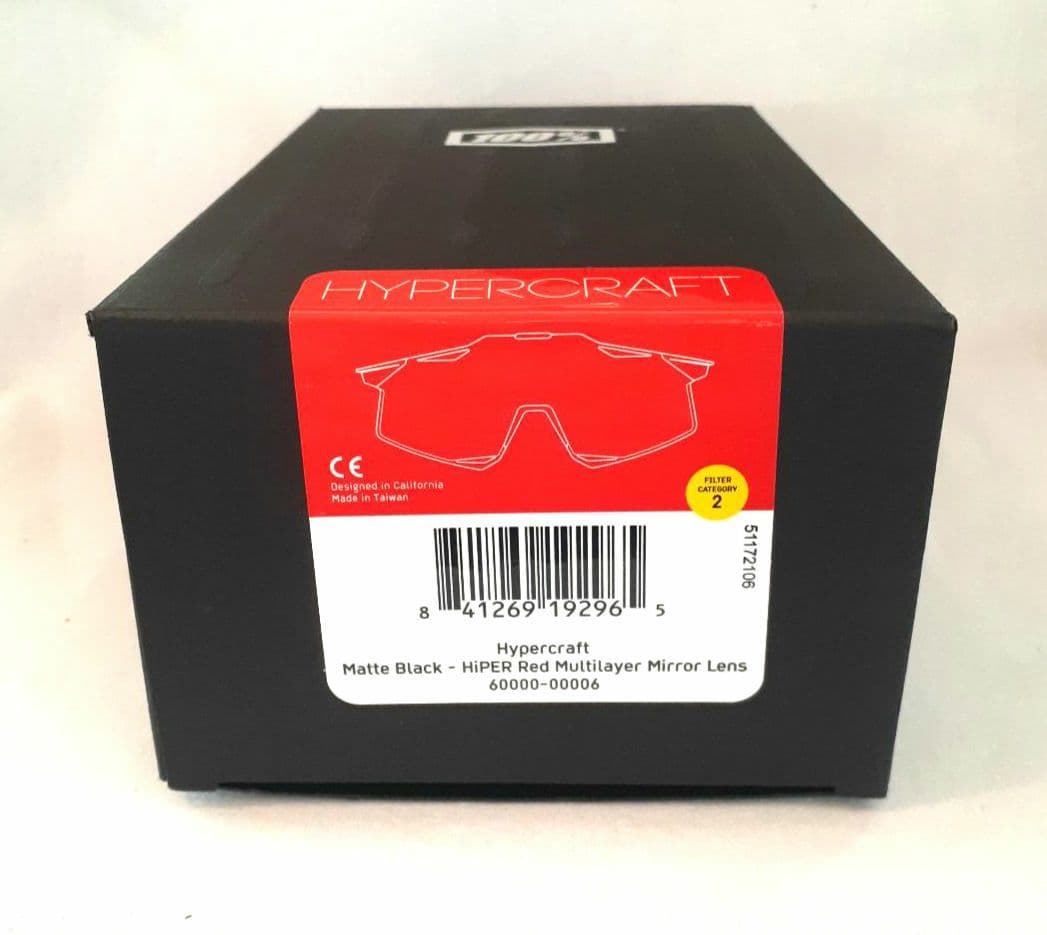 100% Hypercraft ブラック レッド ワンハンドレッド サングラスの通販