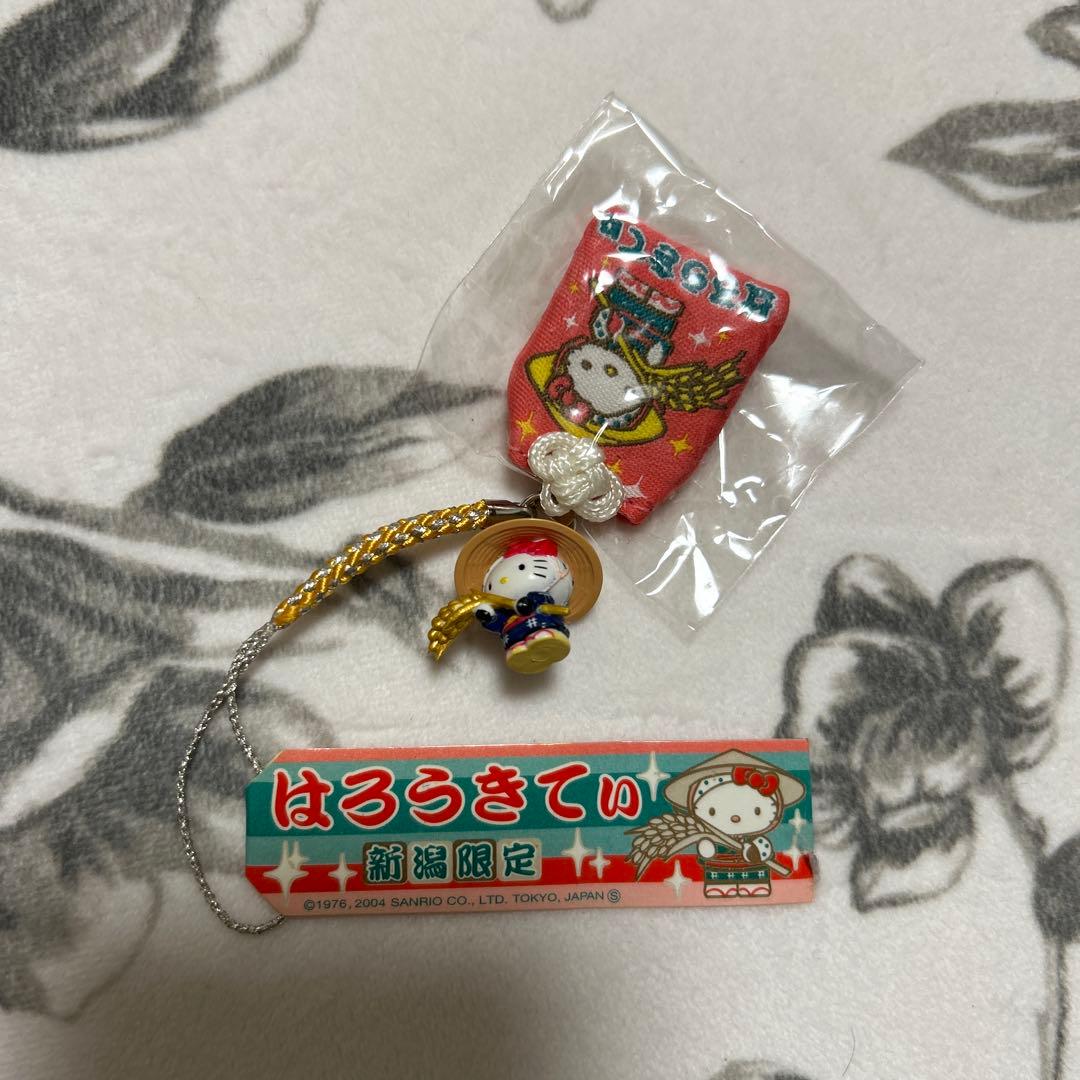 ご当地キティ 新潟限定 根付 ストラップ - メルカリ