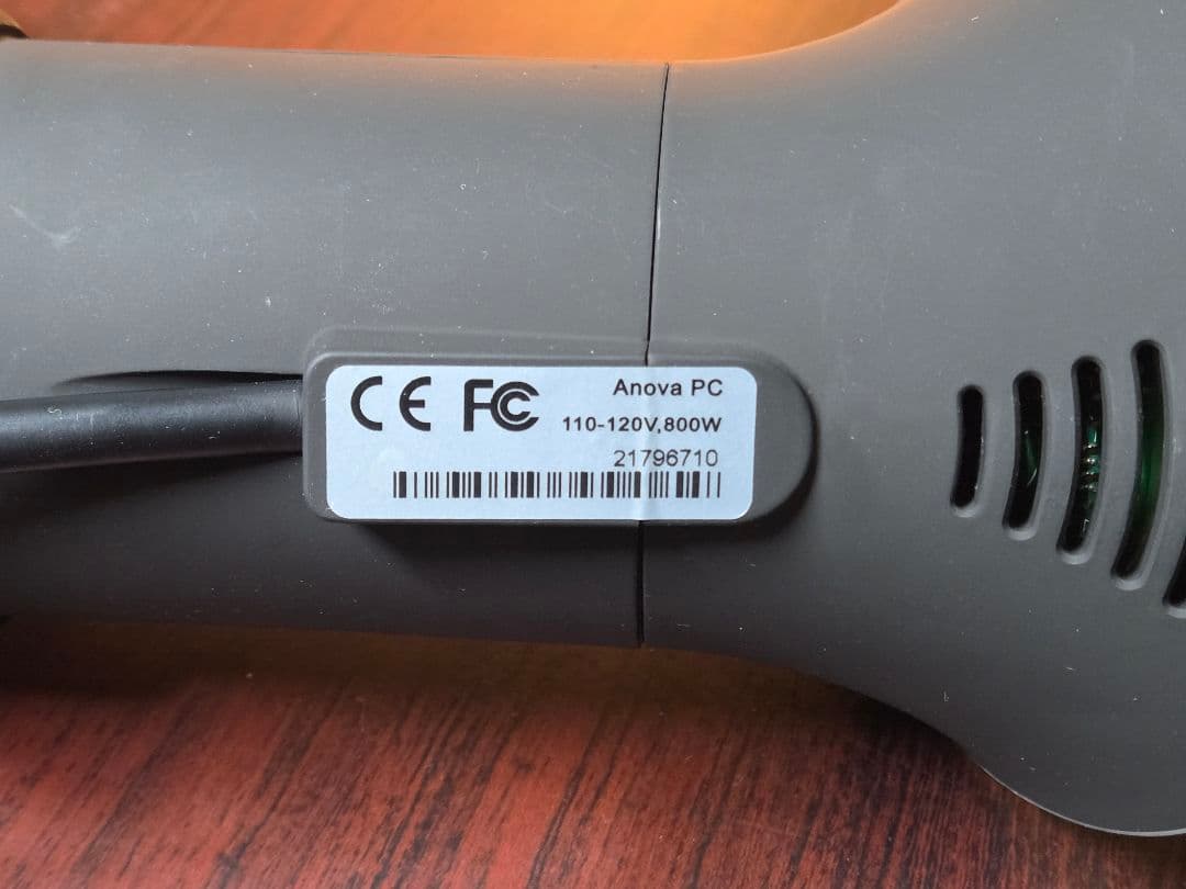 【美品】アノーバ Anova 低温調理器 800W Wi-Fi