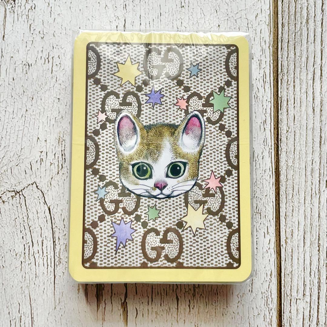 新品未使用　グッチ　ヒグチユウコ　トランプ　一組のみ ヒグチユウコ グッチ ノベルティメッセージカード トランプセット