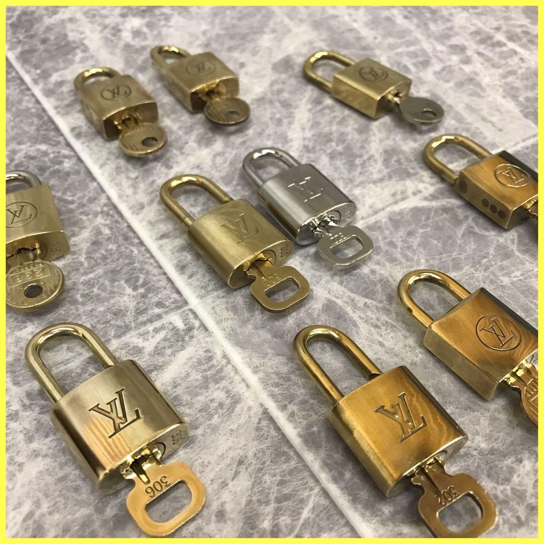 ルイ・ヴィトン 南京錠 パドロック 10個セット 鍵付き LVロック