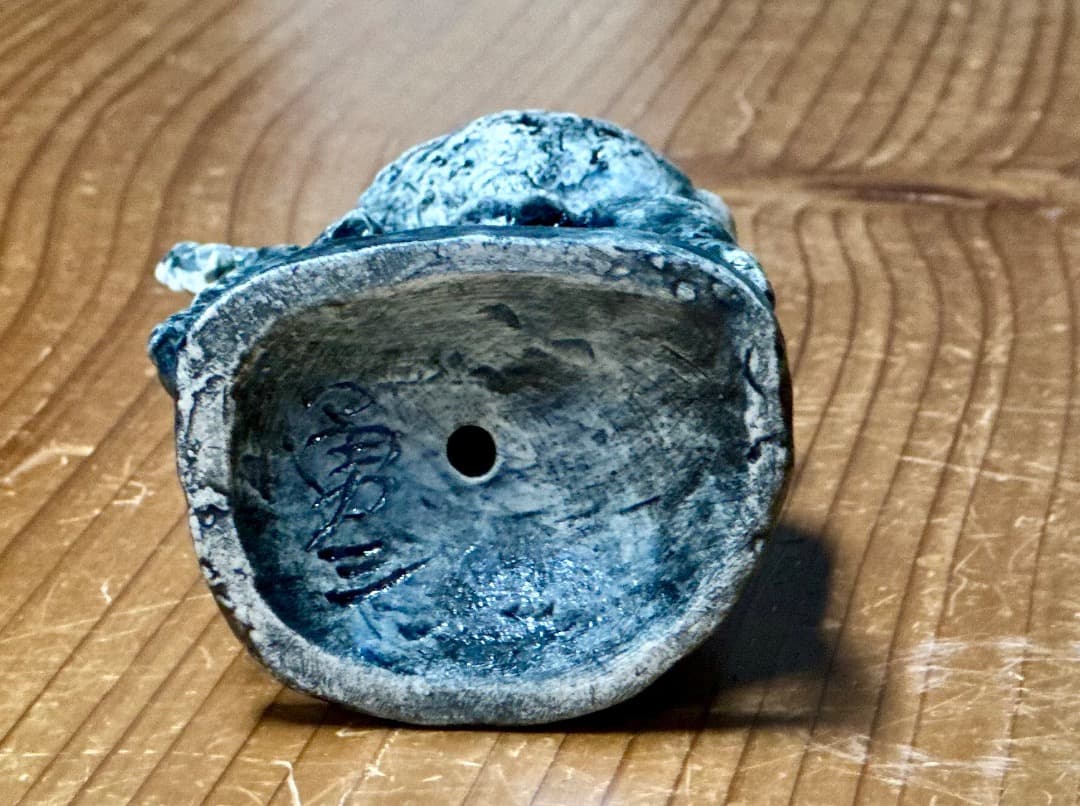 値下げ 新品 清水焼 お地蔵さん 陶器 置物 勇三作 安心菩薩 値下げ