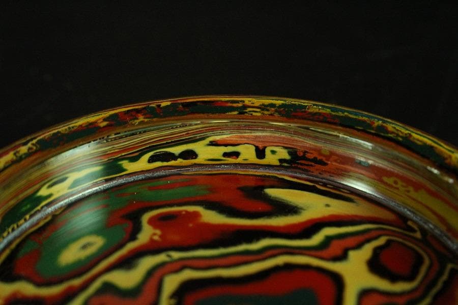 乾漆 色漆堆朱 茶器 香合 雪松作 共箱 未使用(K-A641) - メルカリ