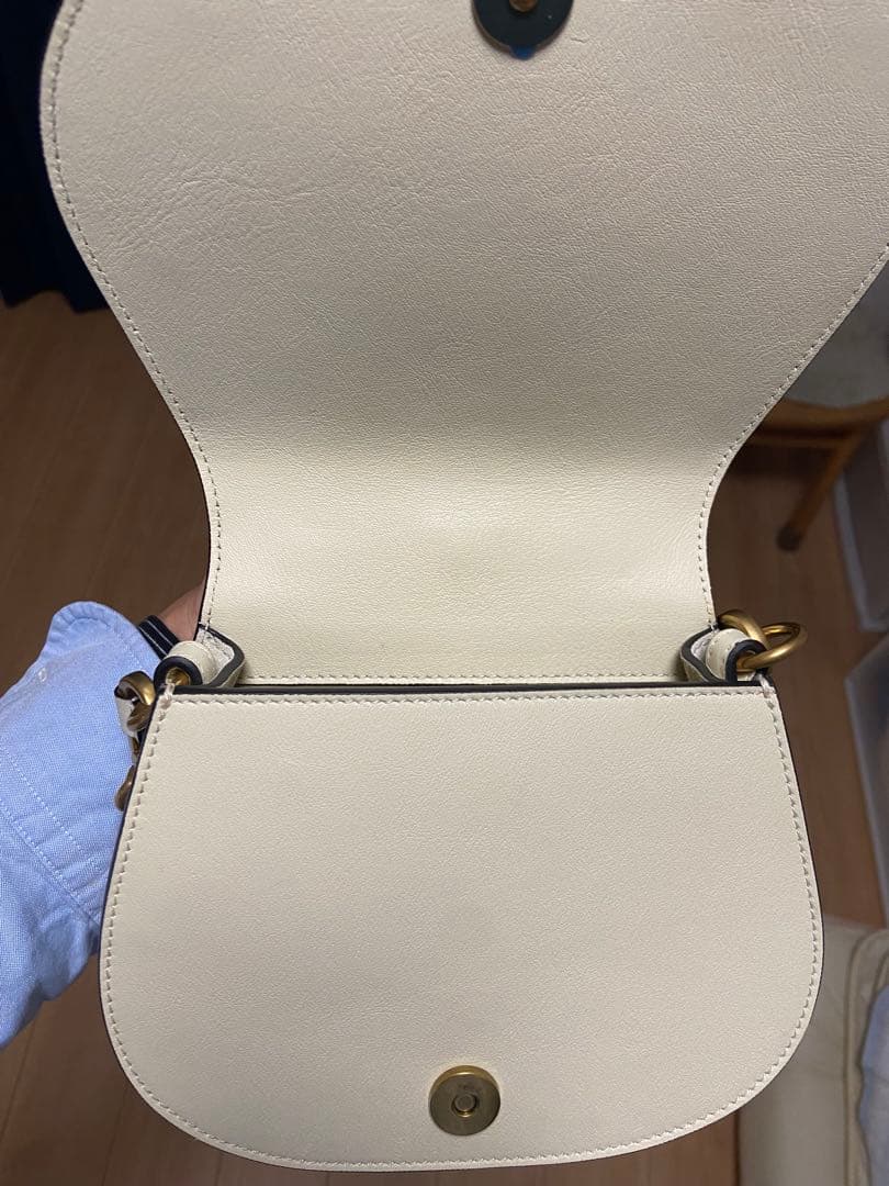 Chloe クロエ ナイル レザー 2WAYハンドバッグ ホワイト