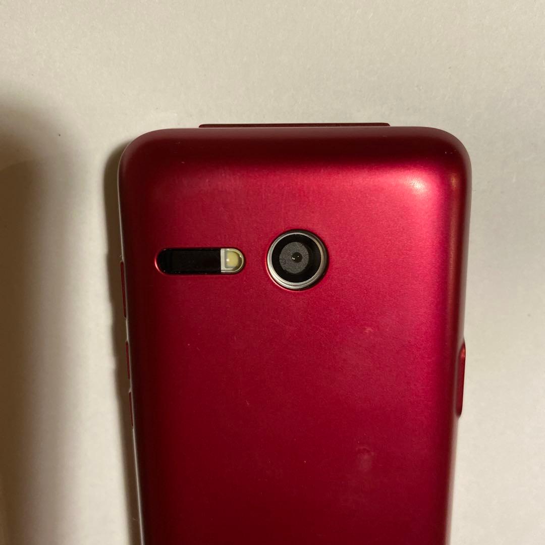 ガラケー　京セラ　KYF41 ワインレッド　SIMロック解除済　ほぼ未使用