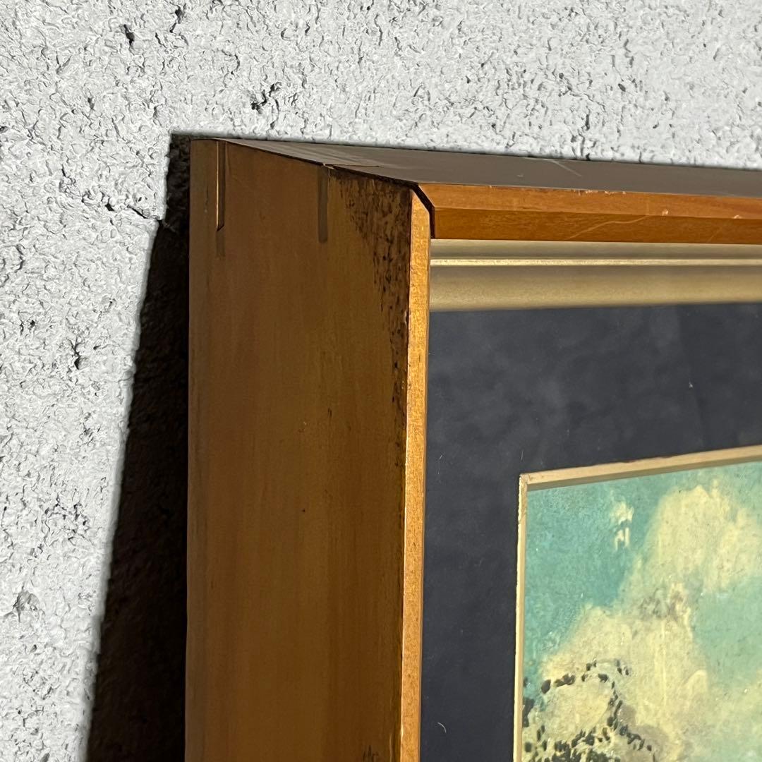 額装品アート】カミーユ・ピサロ『ルーヴシェンヌの風景』サン・レリーフ