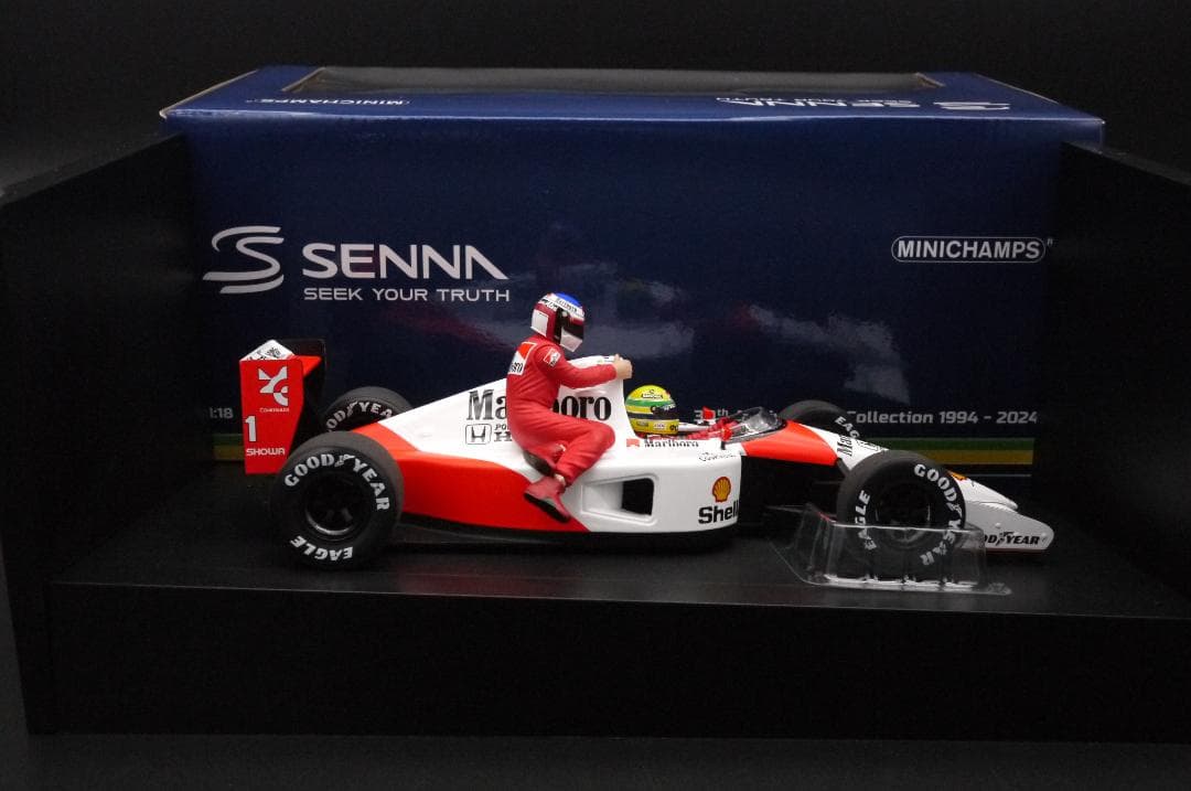 わふこう1/18 マクラーレン MP4/6 A.セナ J.アレジ Taxi