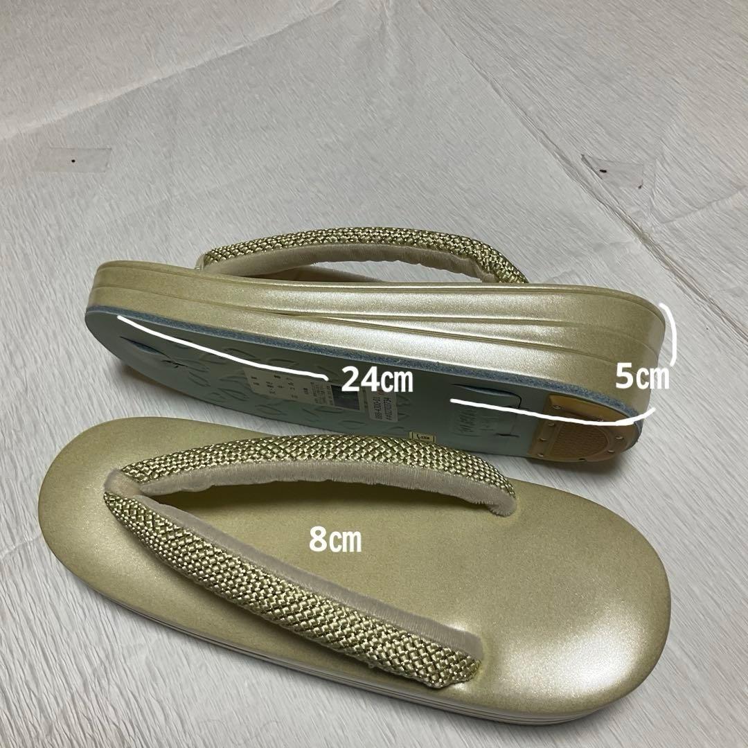 和想庵　高級礼装用　組ひも　金属糸　バック草履セット　美品　未使用