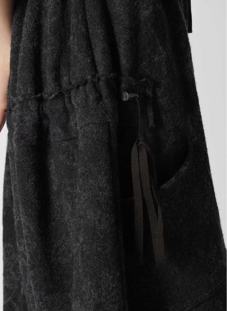 新品y's FLOWER PANTS ブラックパンツ 新品y's FLOWER PANTS ブラック