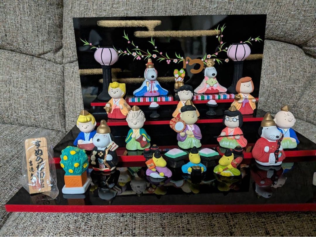 スヌーピー　段かざり　雛人形　ひな人形　吉徳大光　欠品なし