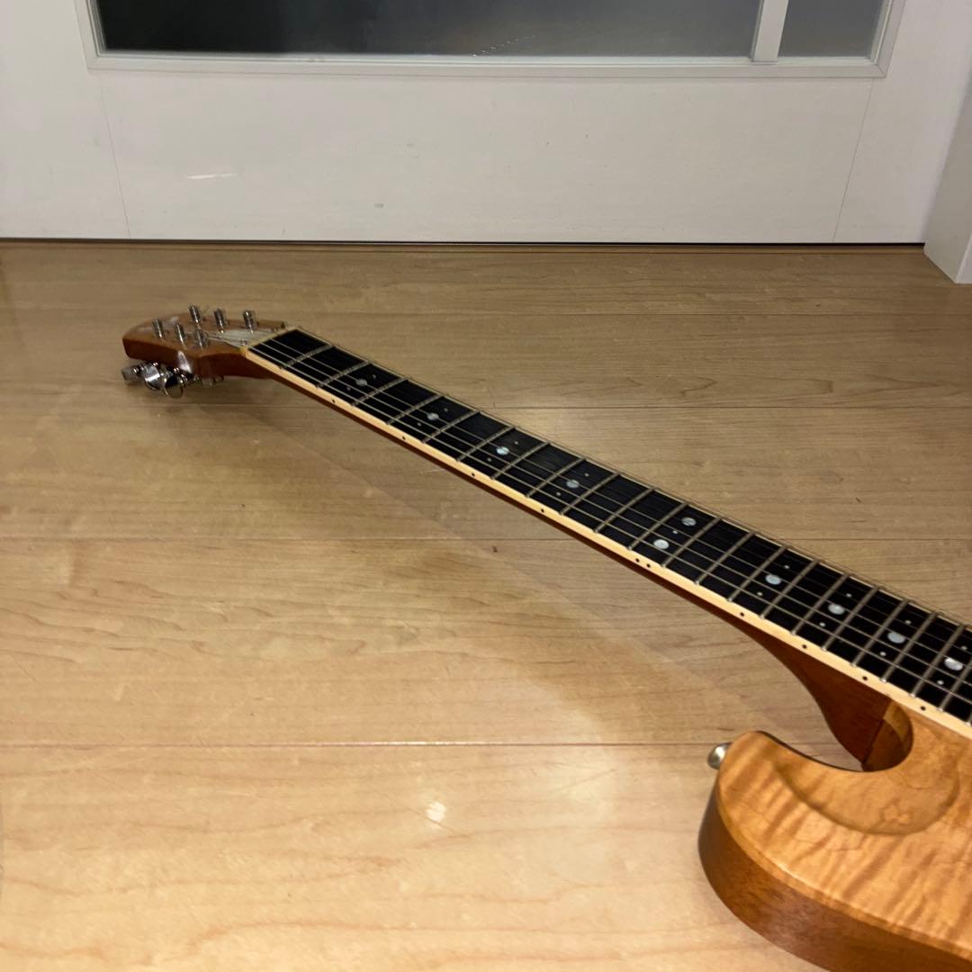 自作 エレキギター 詳細不明 かっこいいですがジャンク ディマジオ
