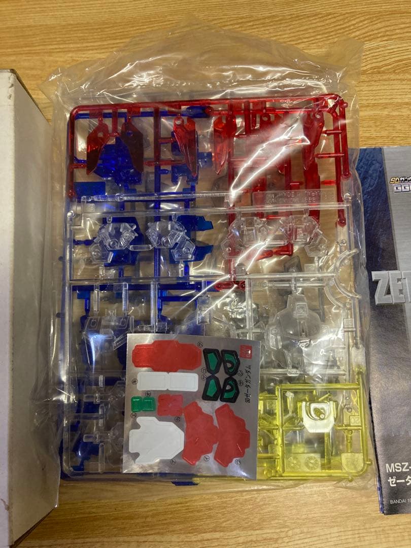 バンダイBB戦士Zガンダム限定クリスタルバージョン非売品未開封