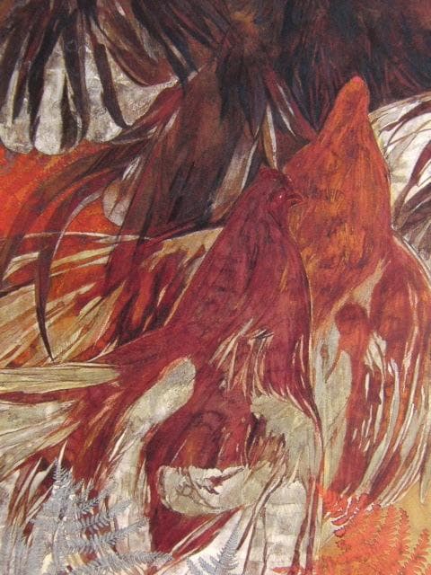 松井和弘、【’91気　I】、希少な額装用画集より、新品額装付、状態良好