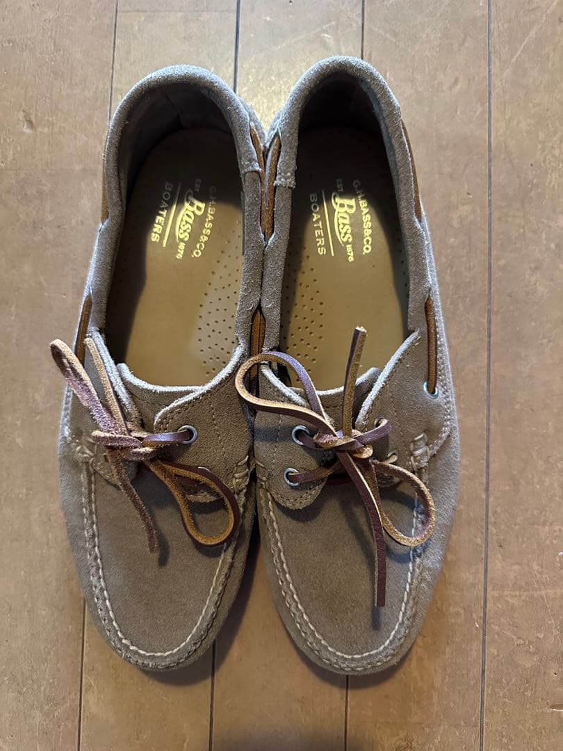 G.H.BASS×ユナイテッドアローズ　GLR 別注　スエードデッキシューズ