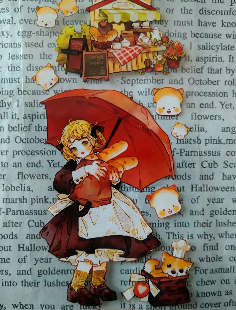 ✩再販✩J83＃英式小甜心(PET)田小宝的星空切り売り海外人物マステ