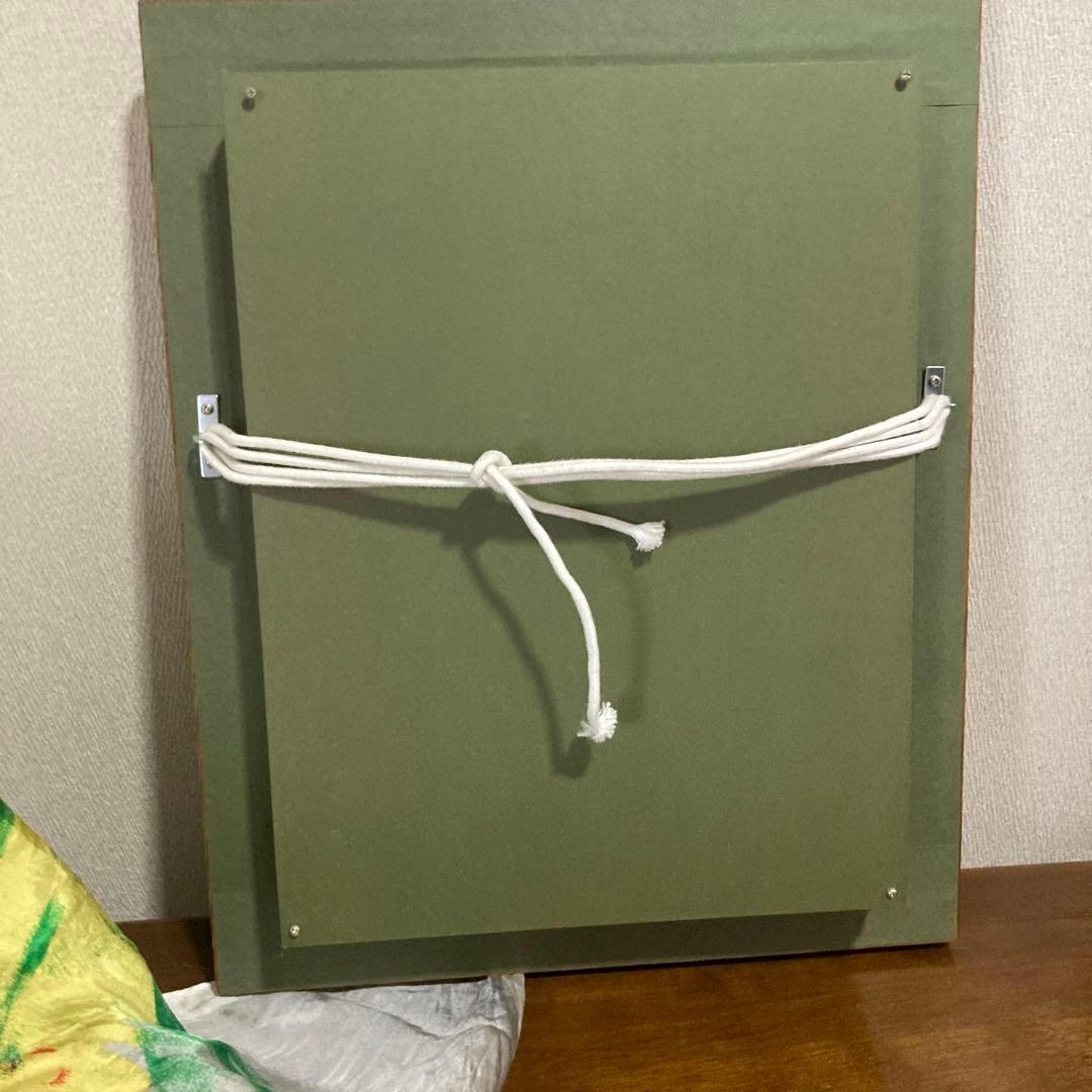 本物の油彩画】「アイスランドポピー」森秀雄（SM）額縁付