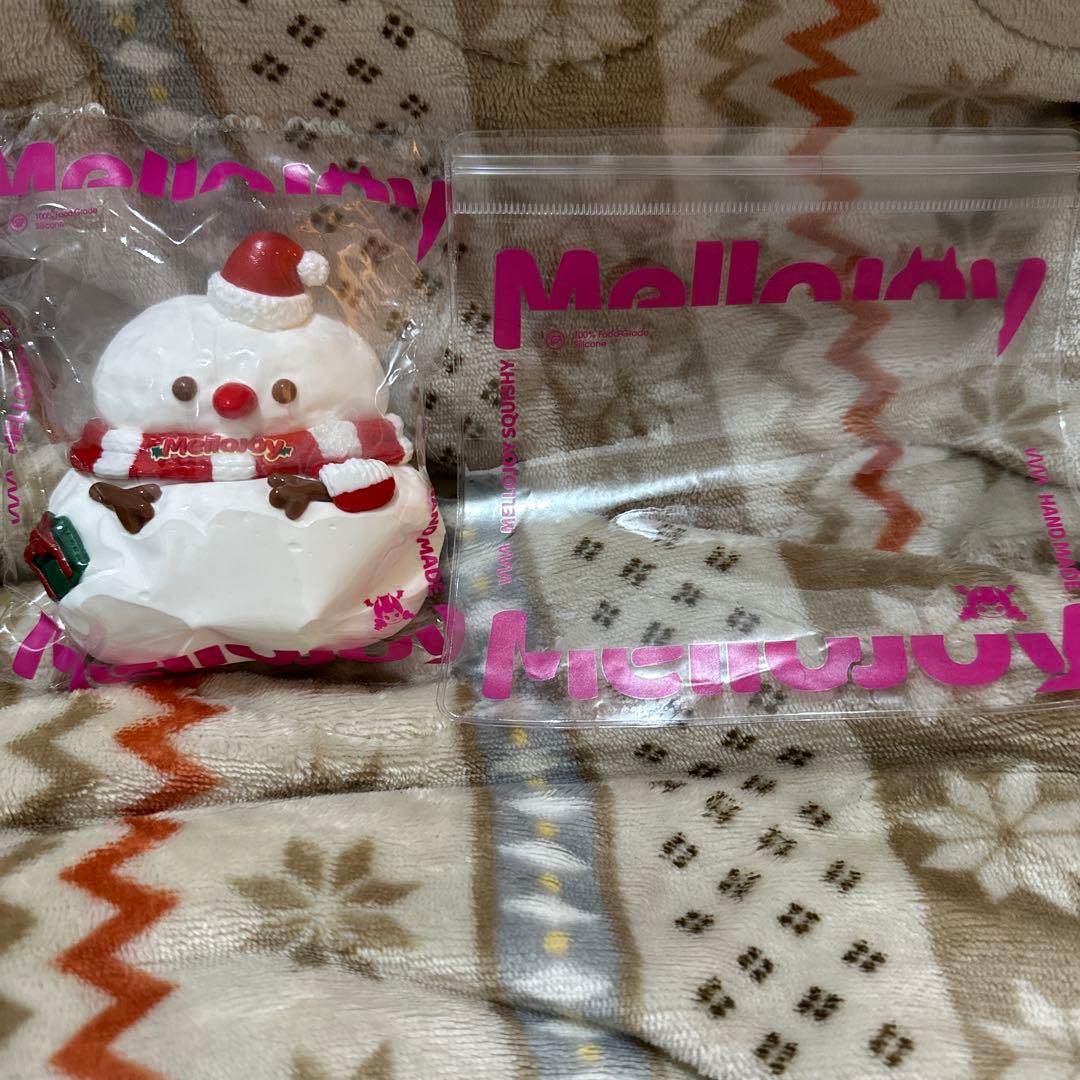 メロジョイ スクイーズ クリスマス 雪だるま mellojoy ゆきだるま