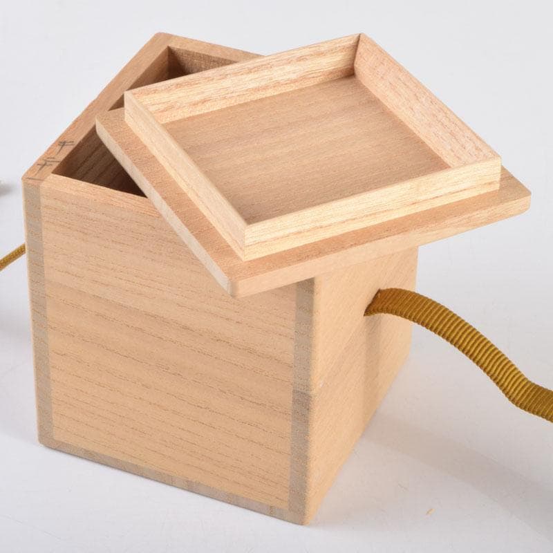 茶道具 山中塗 福田芳朗作 欅神代塗 中棗 共布共箱 V 8648 - MESIVTA