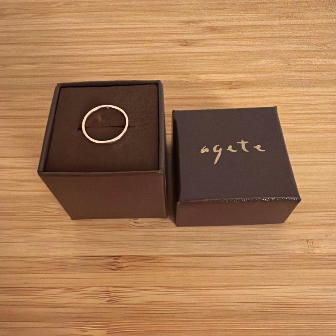 【WEB限定】K10ピンクゴールドピンキーリング