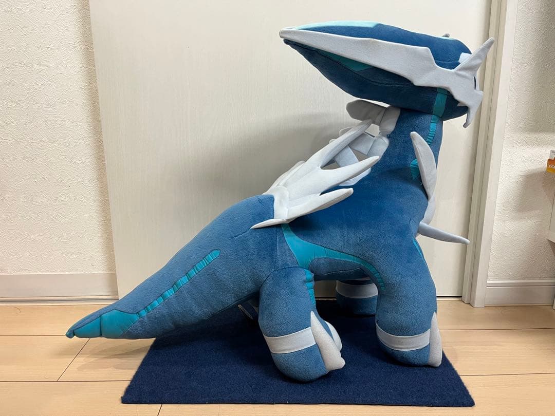 【タグ付き】ポケモン　特大ぬいぐるみ　ディアルガ　パルキア　ハートランド