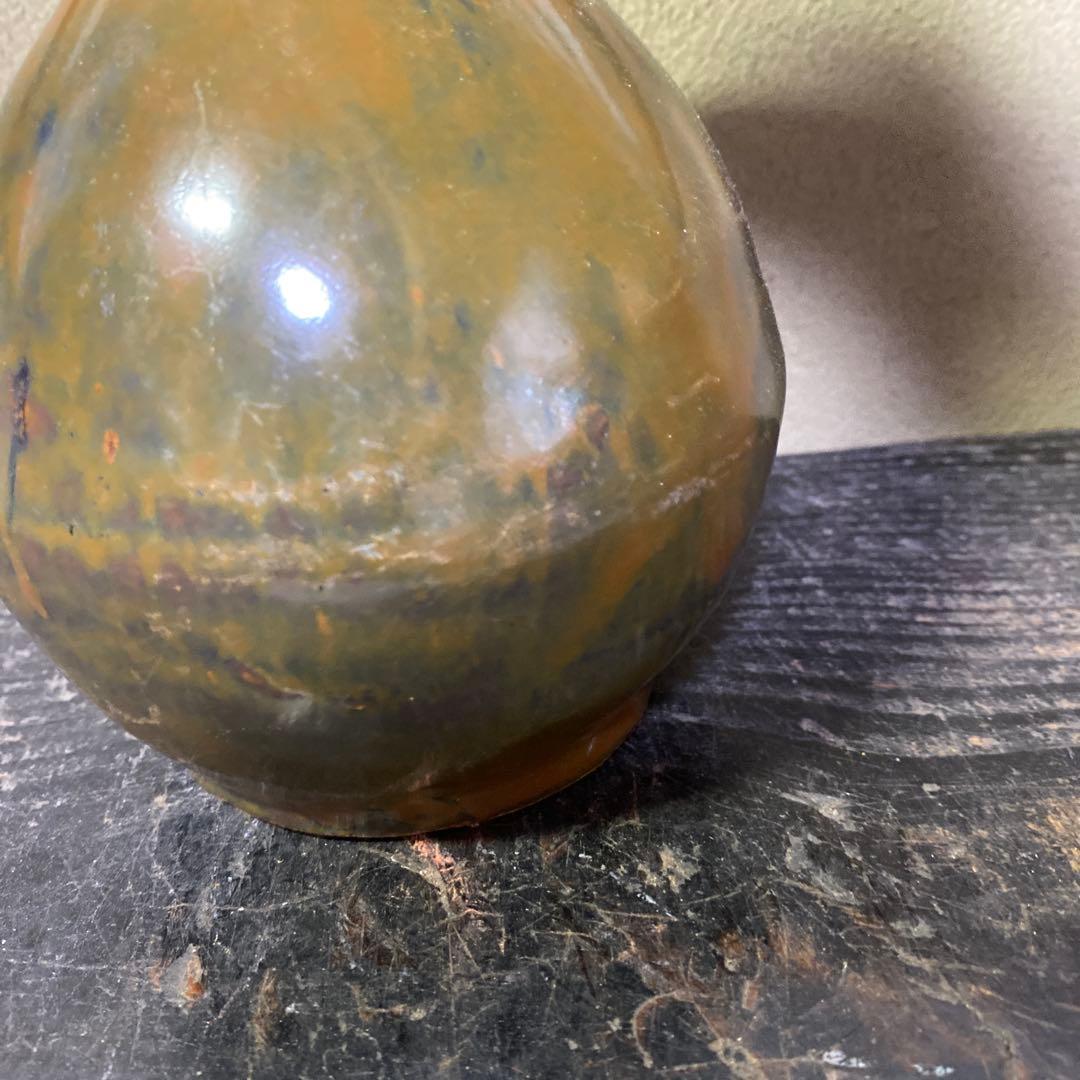 中国　古玩　河南天目徳利