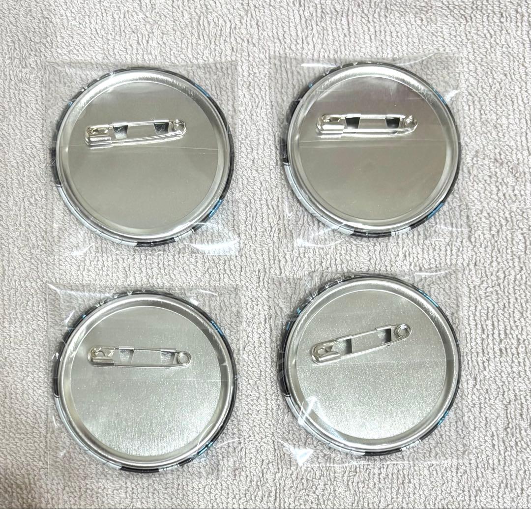 呪術廻戦　五条悟　デコレクション缶バッジ　呪術廻戦展　4点