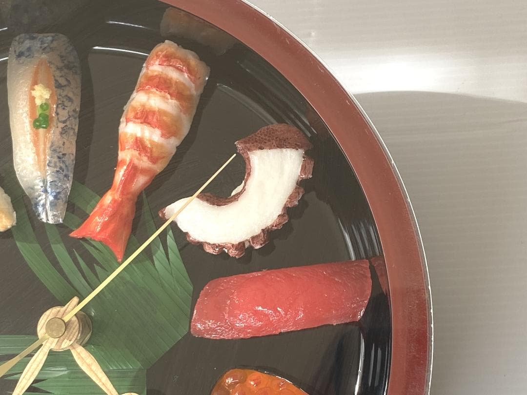 寿司サンプル　掛け時計
