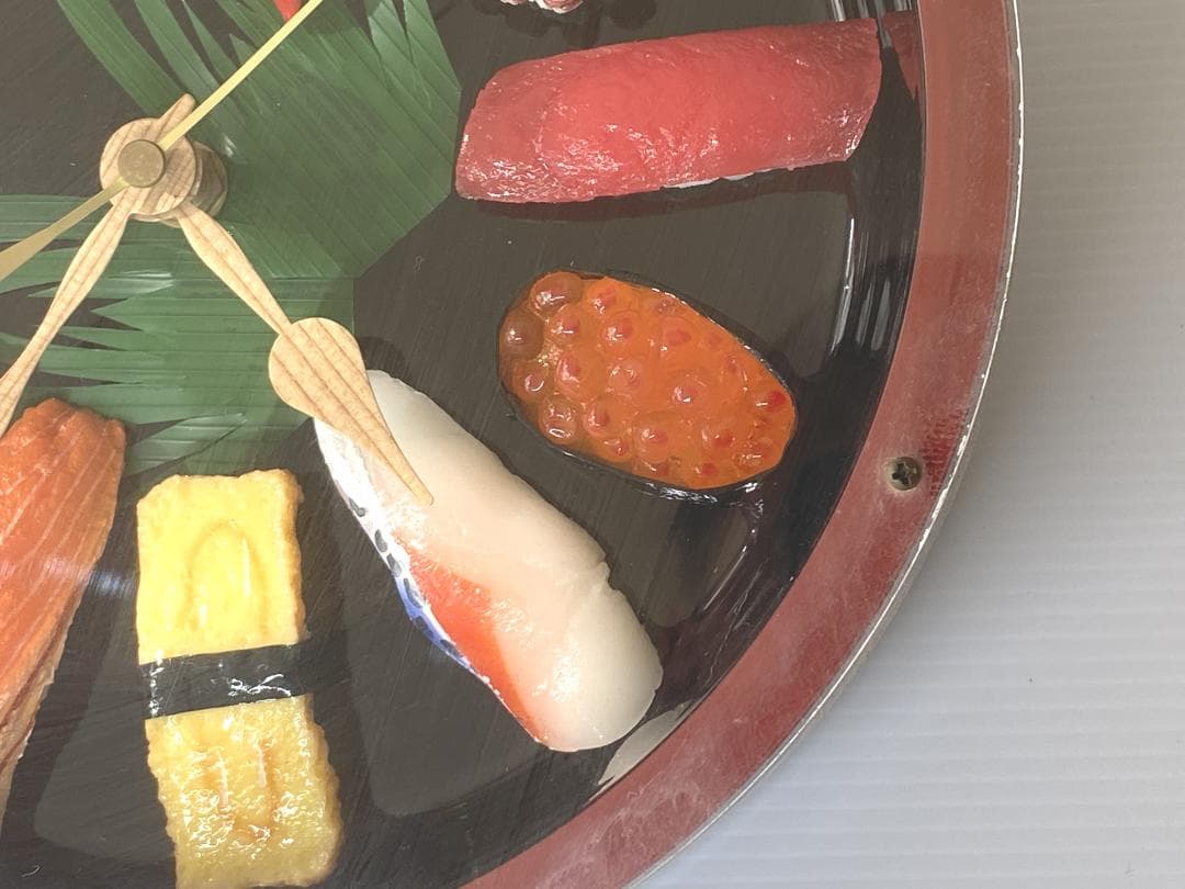寿司サンプル　掛け時計