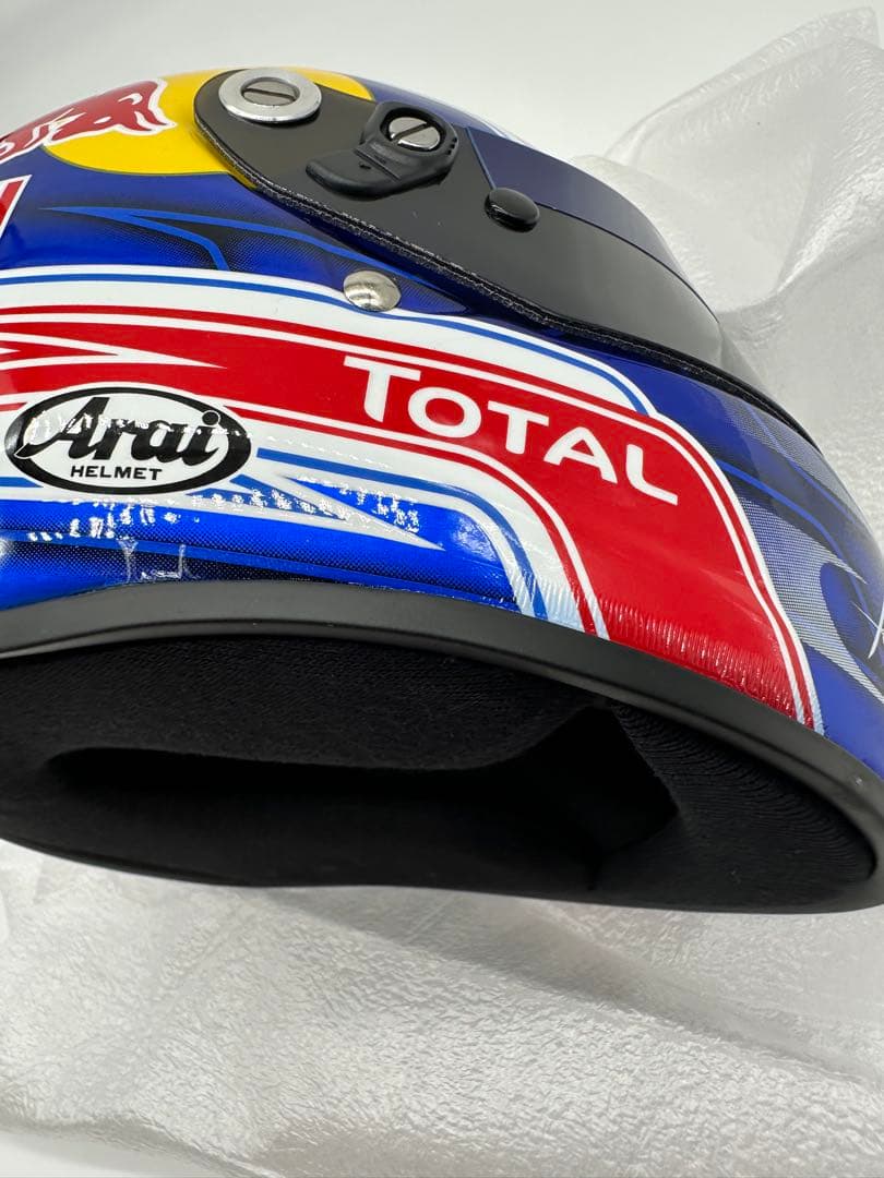 F1 レッドブル　Vettel & Webber 1/2ヘルメット セット