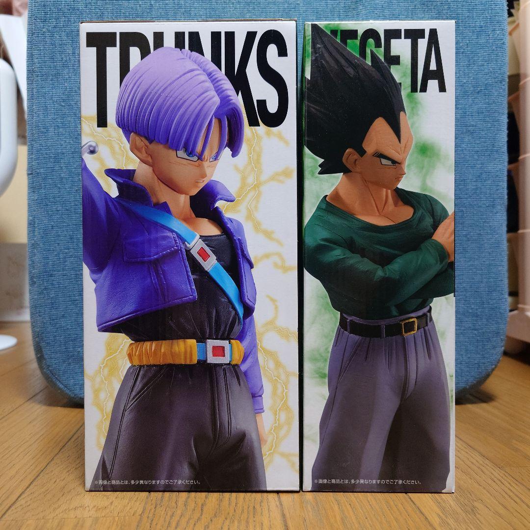 一番くじ　ドラゴンボール　未来への決闘！ トランクス ベジータ フィギュアセット